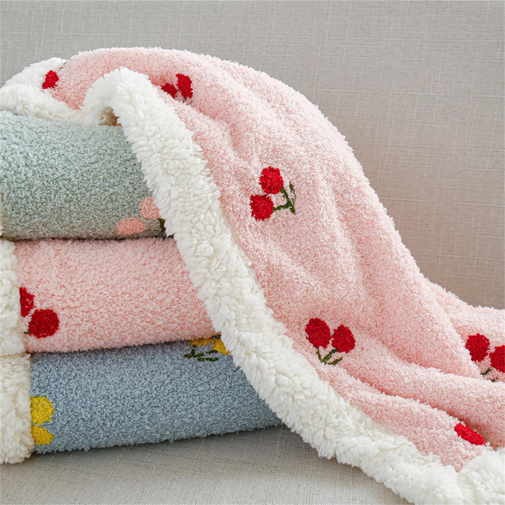 Cute Cherry Pattern Pet Blanket